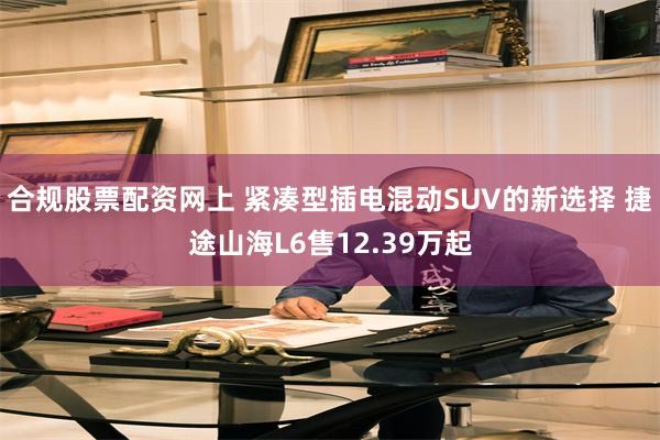 合规股票配资网上 紧凑型插电混动SUV的新选择 捷途山海L6售12.39万起